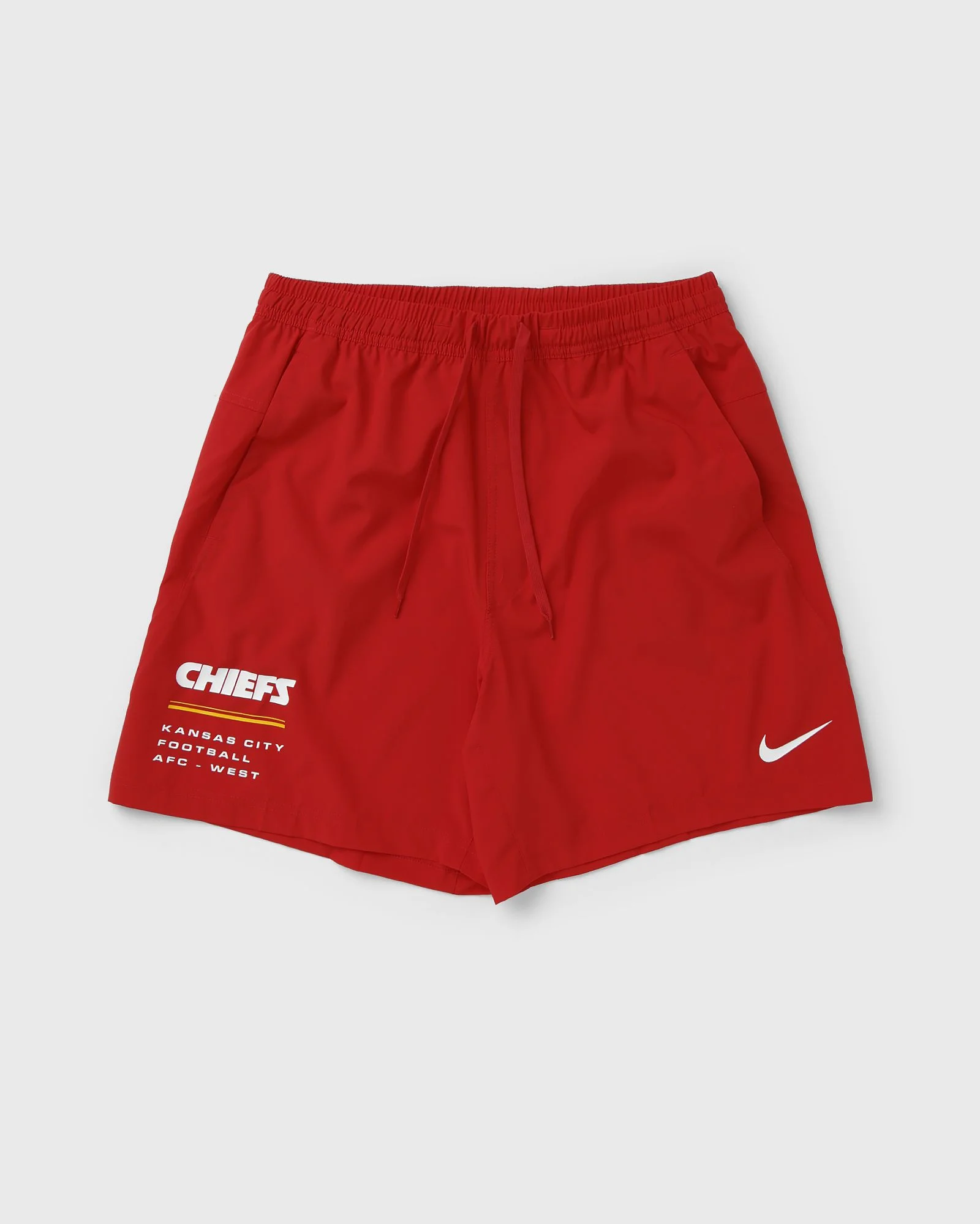 NFL Kansas City Chiefs Team Logo Nike Form Dri-FIT Unlined Woven 7 Short - 1