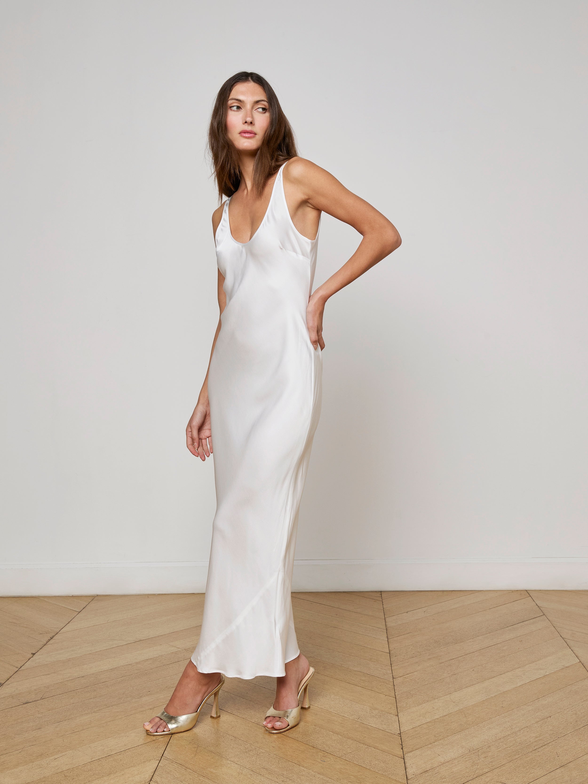 Akiya Satin Maxi Dress - 2