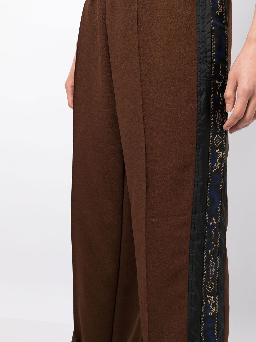 SIDE-STRIPE STRAIGHT-LEG TROUSERS - 5