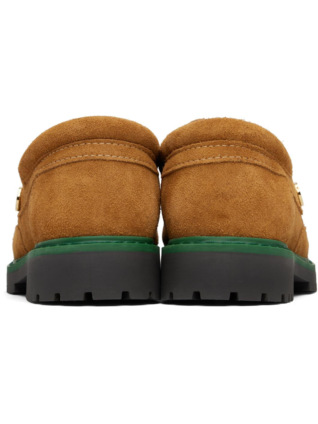 Brown Leather Boat Shoes - 2