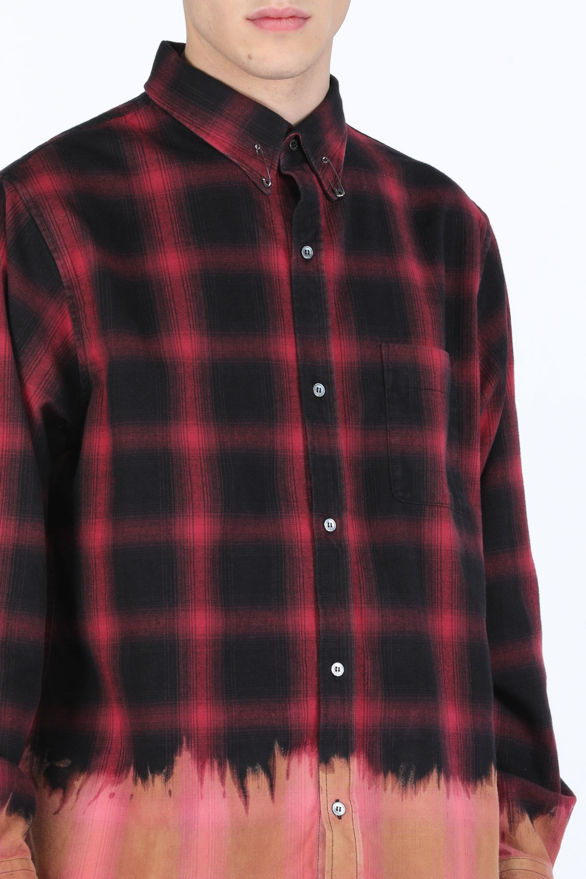 TIE-DYE CHECKED SHIRT - 5