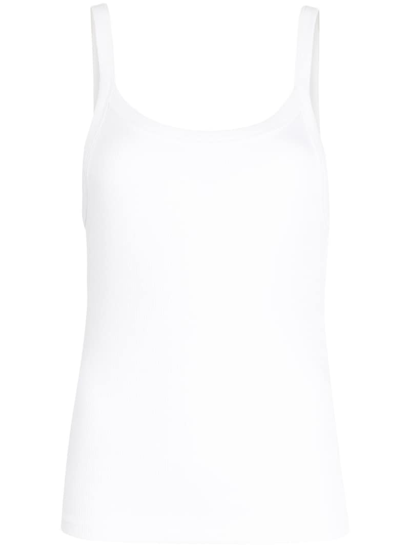 rib-knit tank top - 1