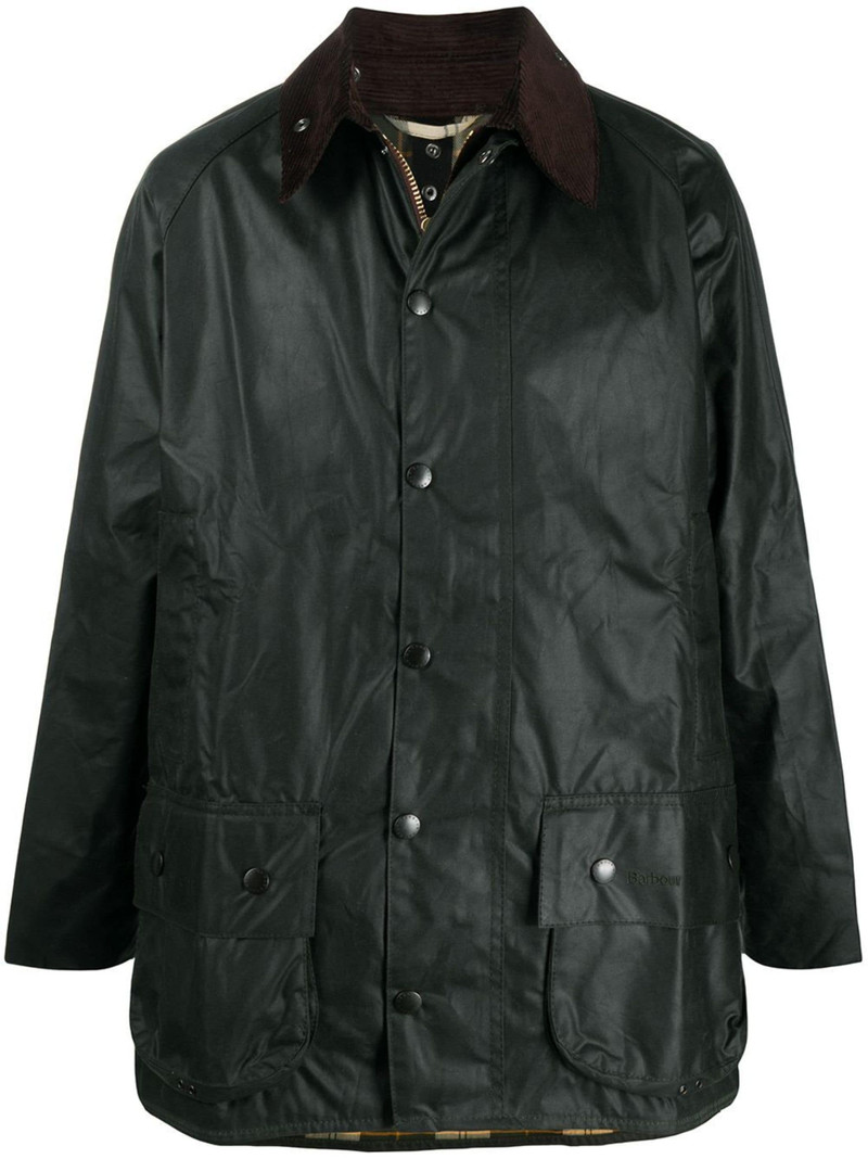 single-breasted button-fastening coat - 1
