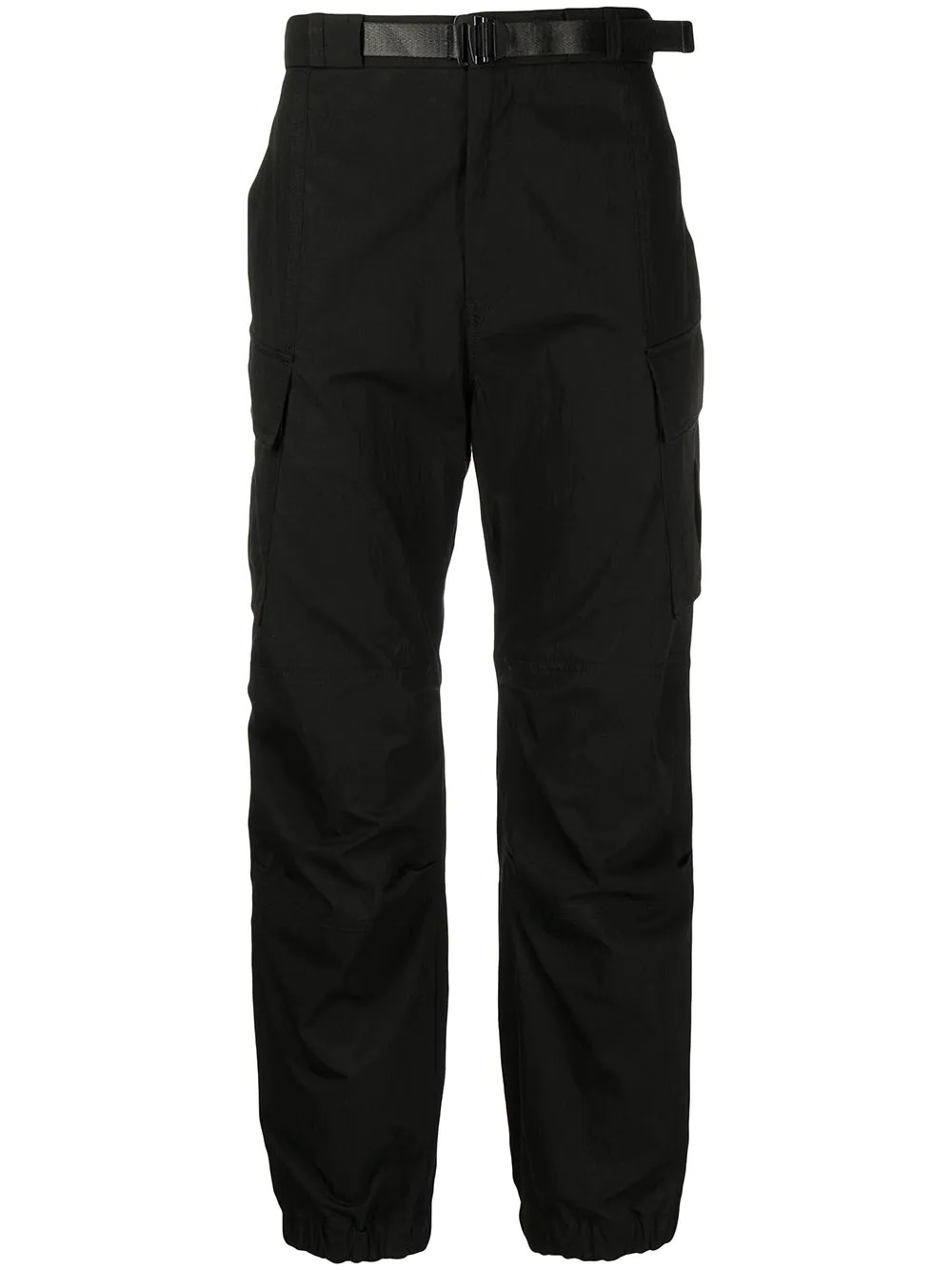 tapered-leg cargo trousers - 1