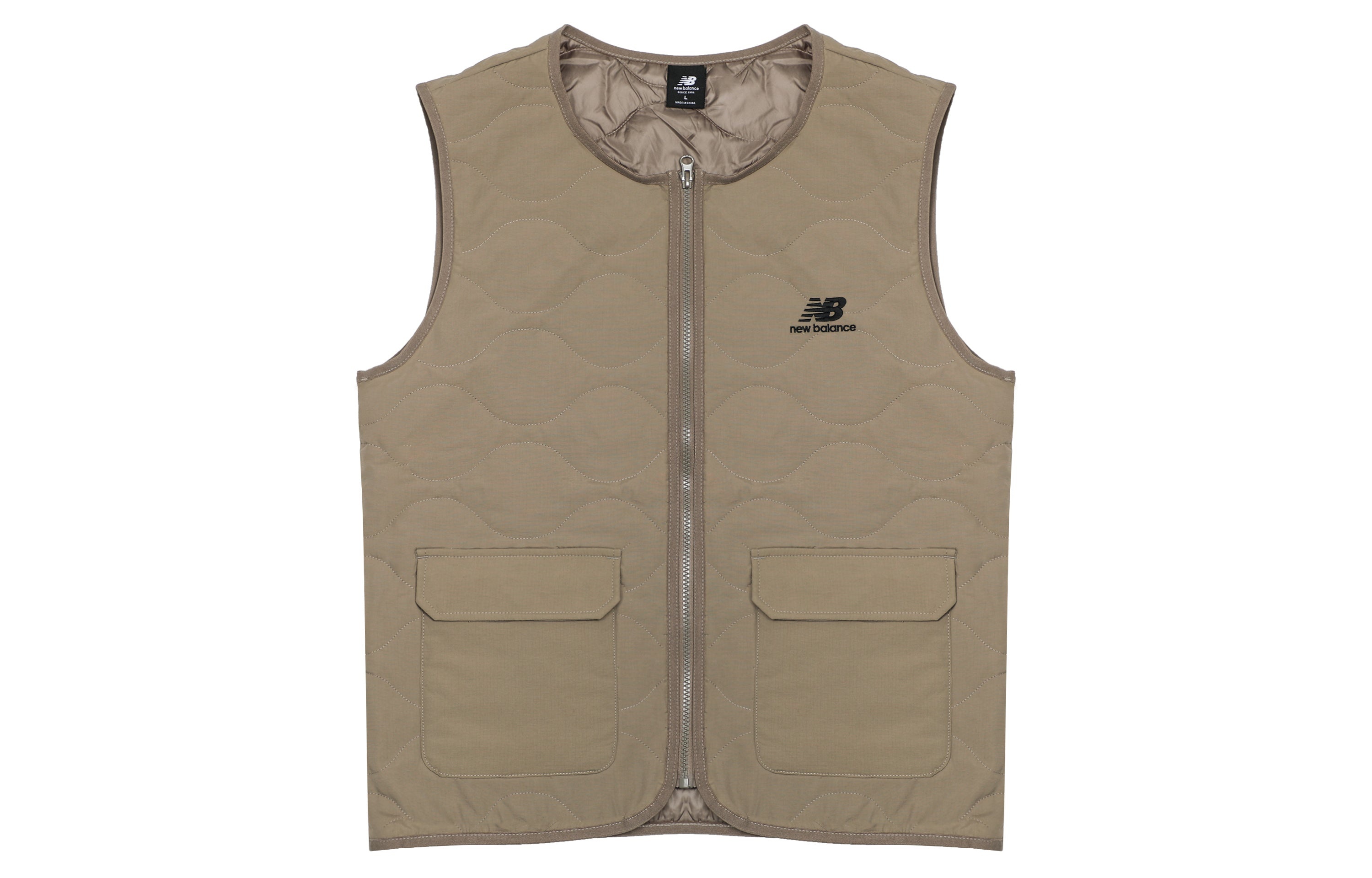 New Balance Detachable Hooded Two-In-One Woven Solid Jacket 'Khaki' AMJ23315-DRI - 3