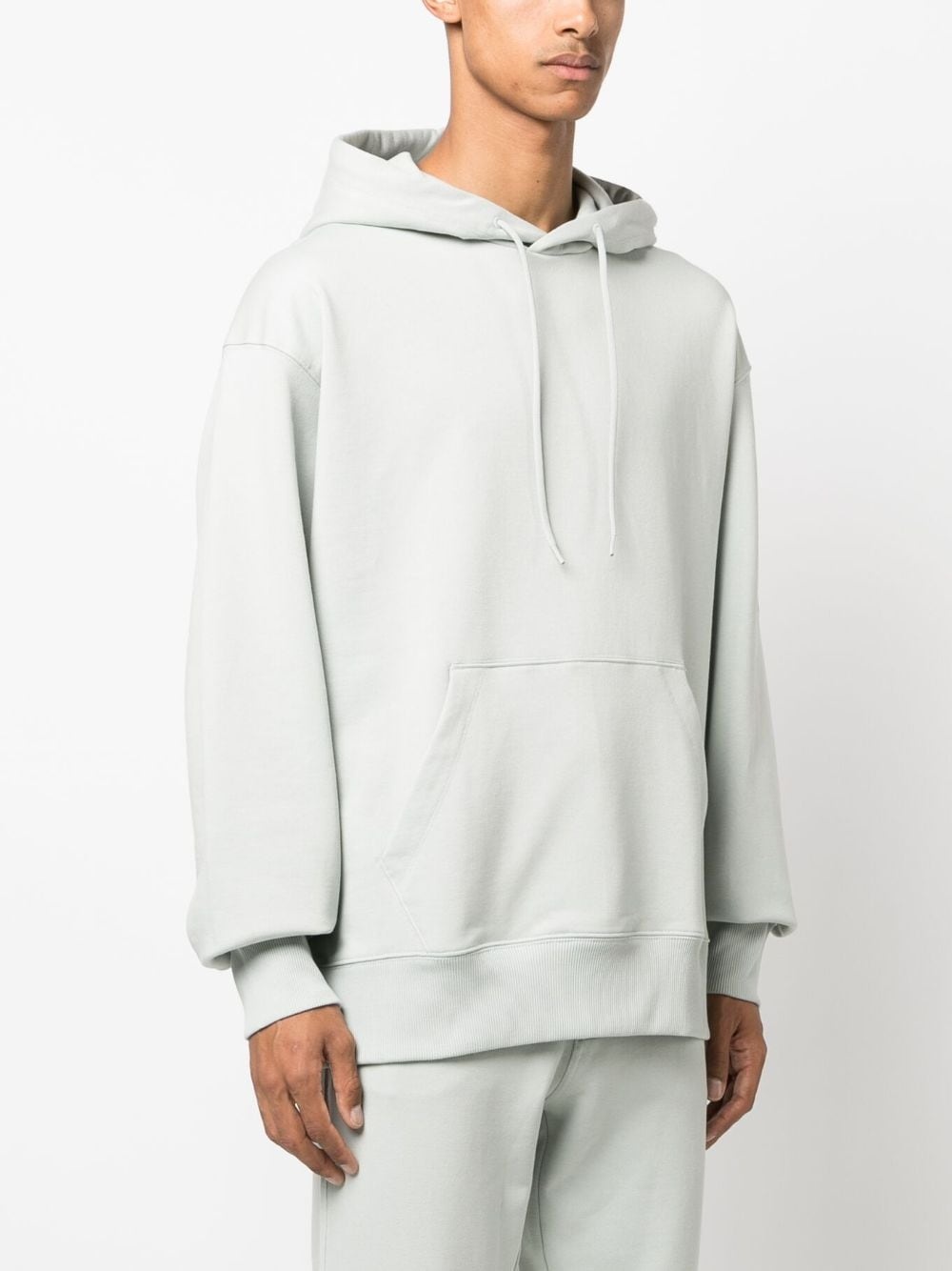 logo-patch organic cotton hoodie - 4