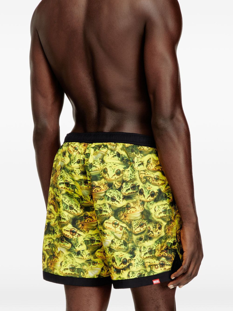 frog-print logo-detail swim shorts 4