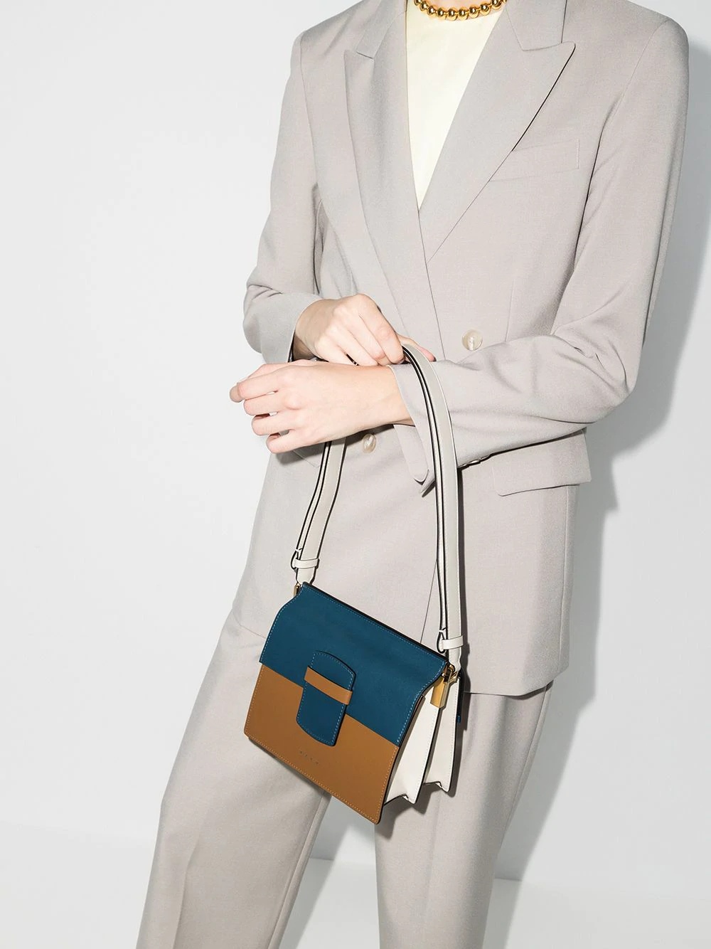 Severine colour-block shoulder bag - 2