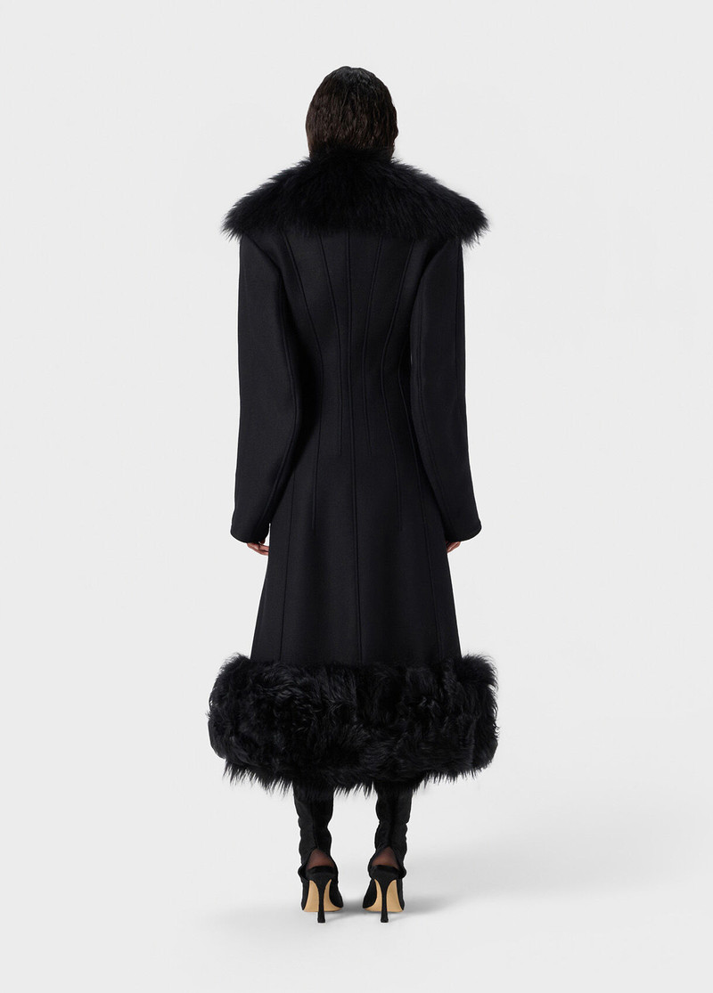 WOOL COAT WITH FUR 3
