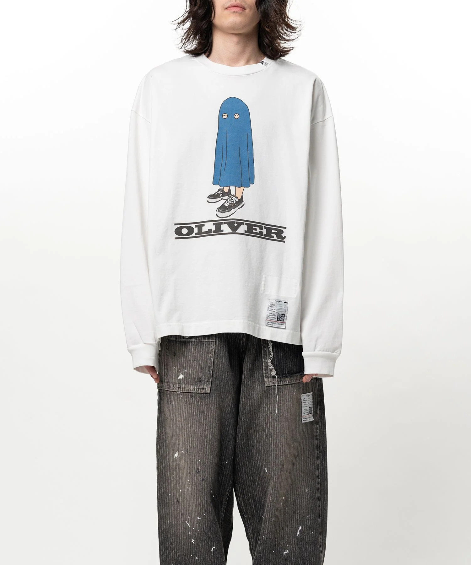 OLIVER Printed Long Sleeve T-shirt - 1