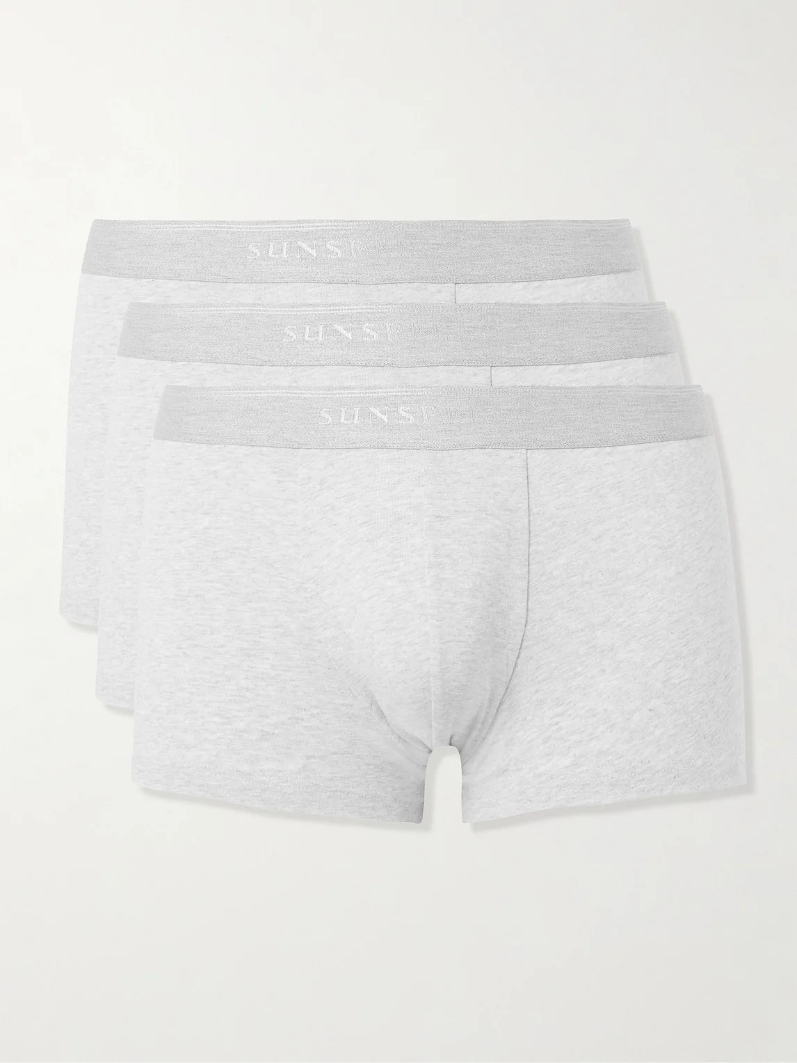 Three-Pack Stretch-Cotton Boxer Briefs - 1