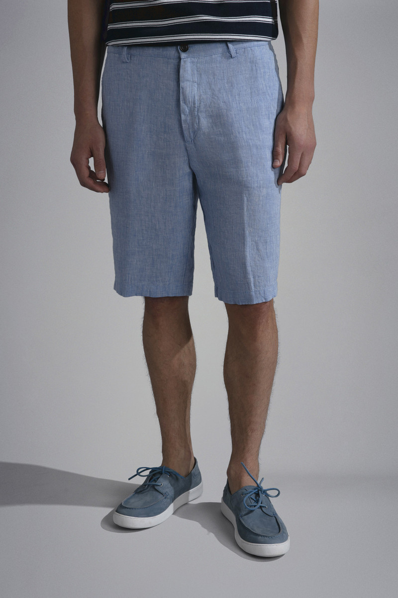 LINEN BERMUDA SHORTS 1
