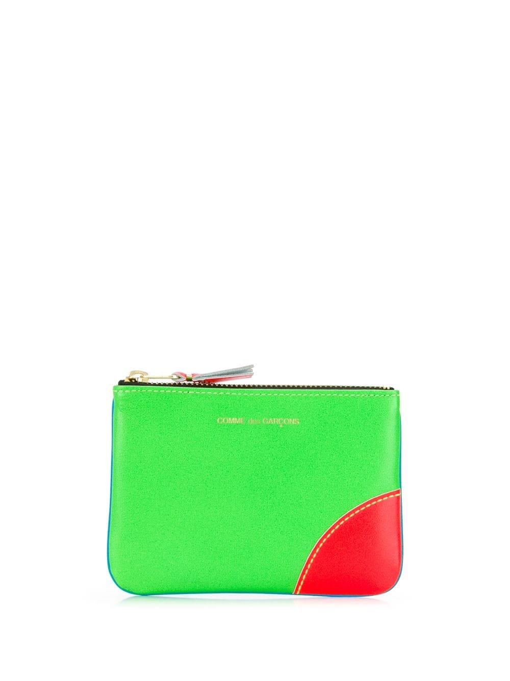 colour block coin wallet - 1