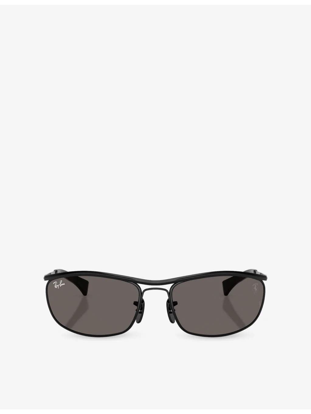 RB3819M Scuderia Ferrari Oval-Frame Metal Sunglasses - 1