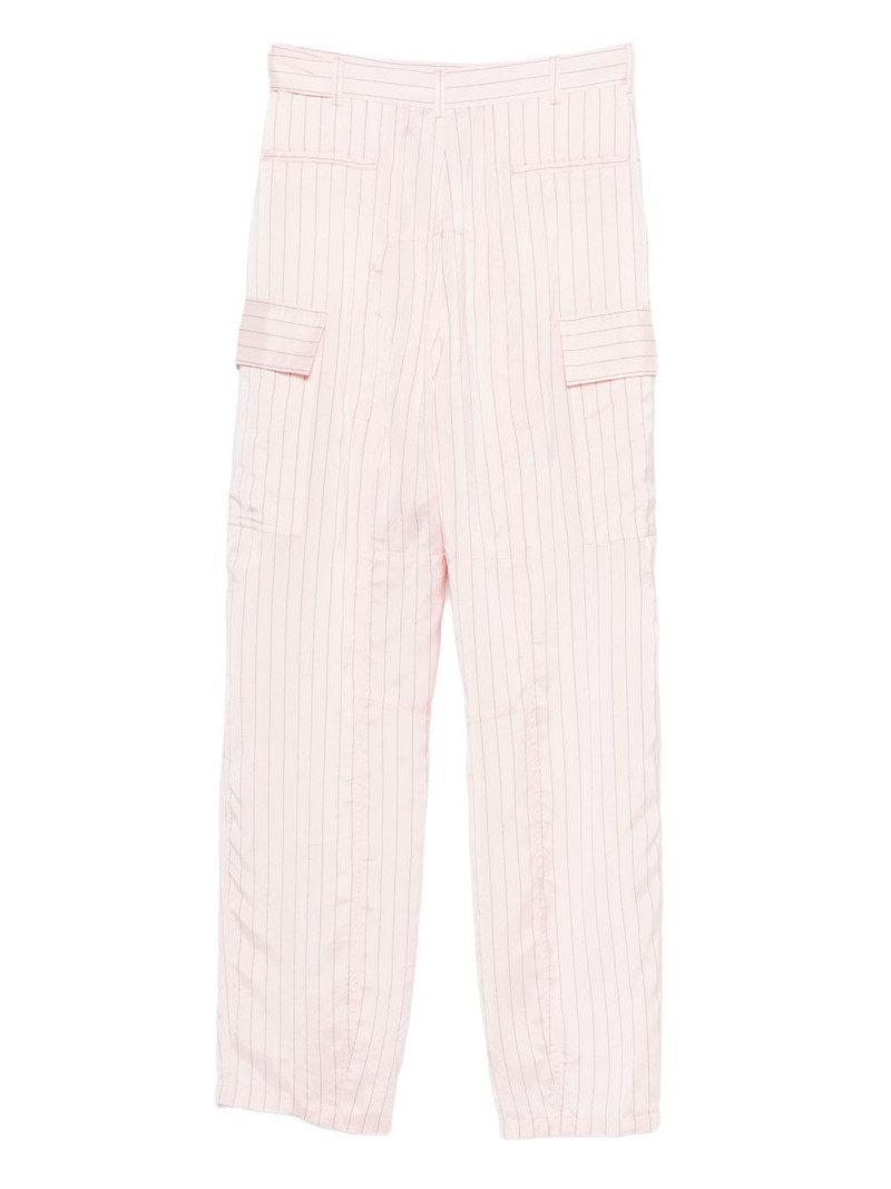 FERRAGAMO pinstripe-pattern cargo-pocket trousers outlook