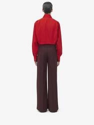 Low Rise Tailored Trousers - 4