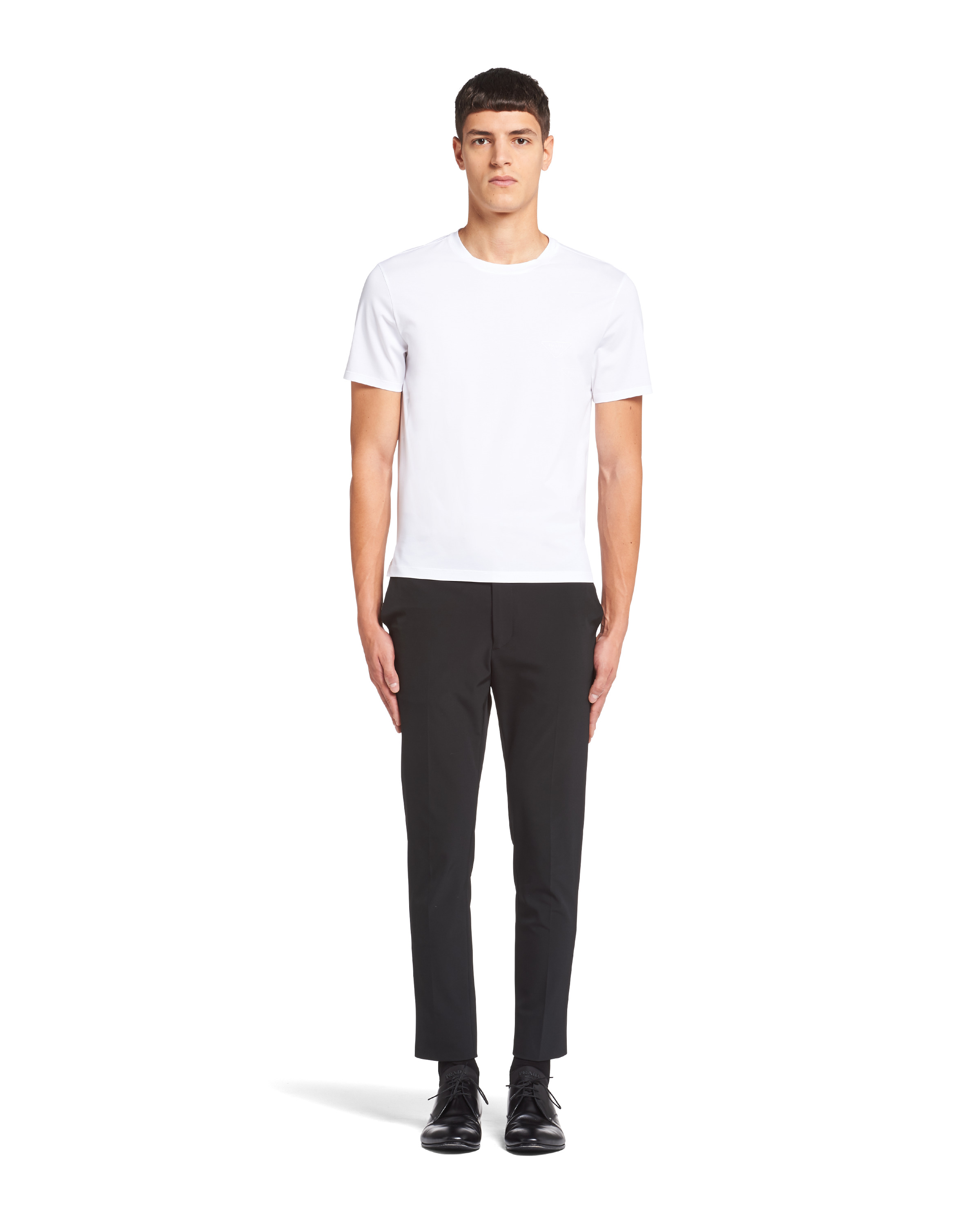 Stretch cotton T-shirt - 2