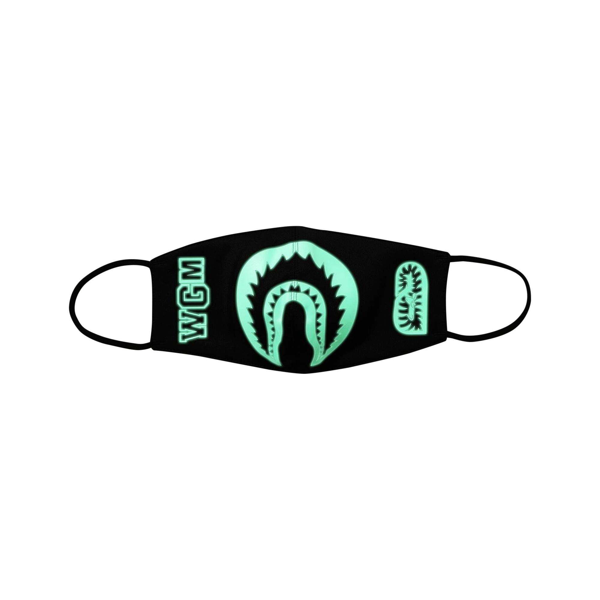 BAPE Glow In The Dark Shark Mask 'Black' - 2