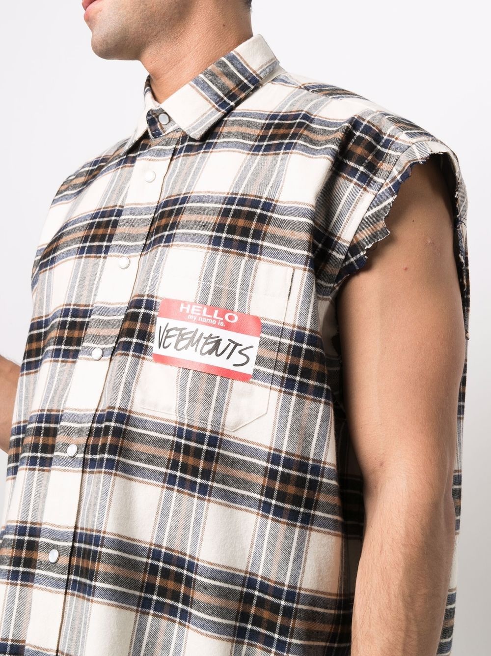 My Name is Vetements sleeveless shirt - 6