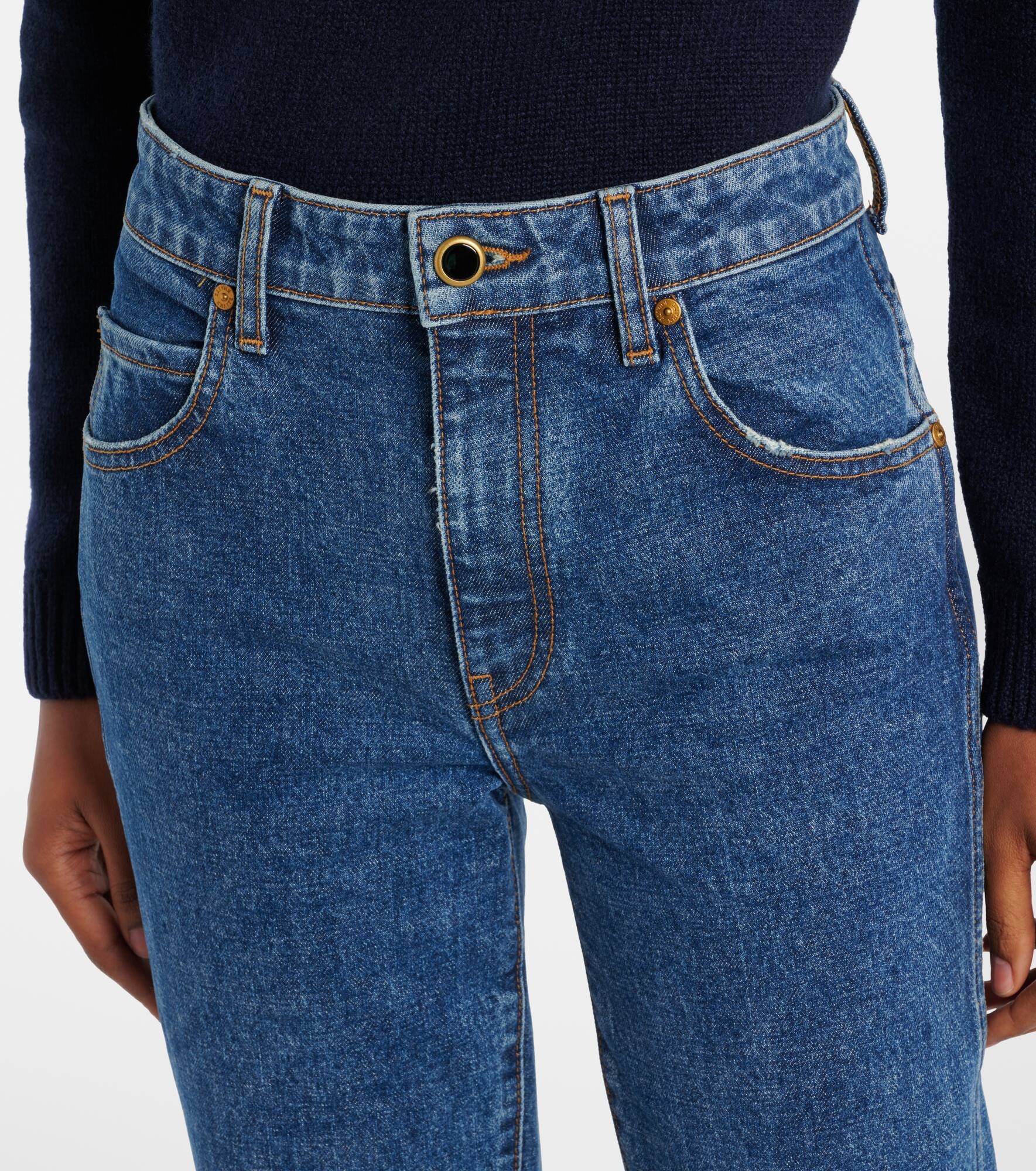 Vivian cropped bootcut jeans - 4