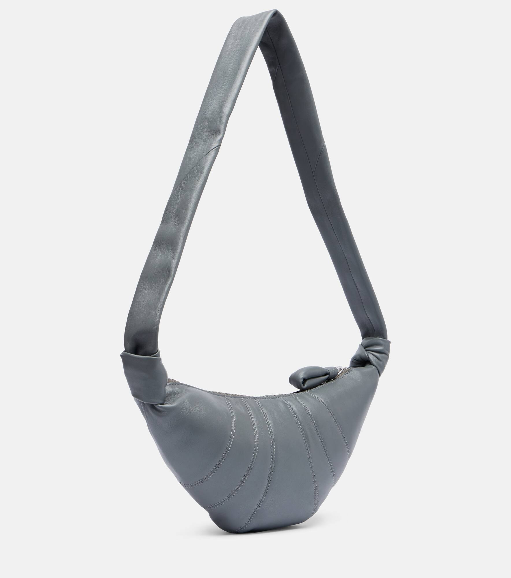 Croissant Small leather shoulder bag - 4