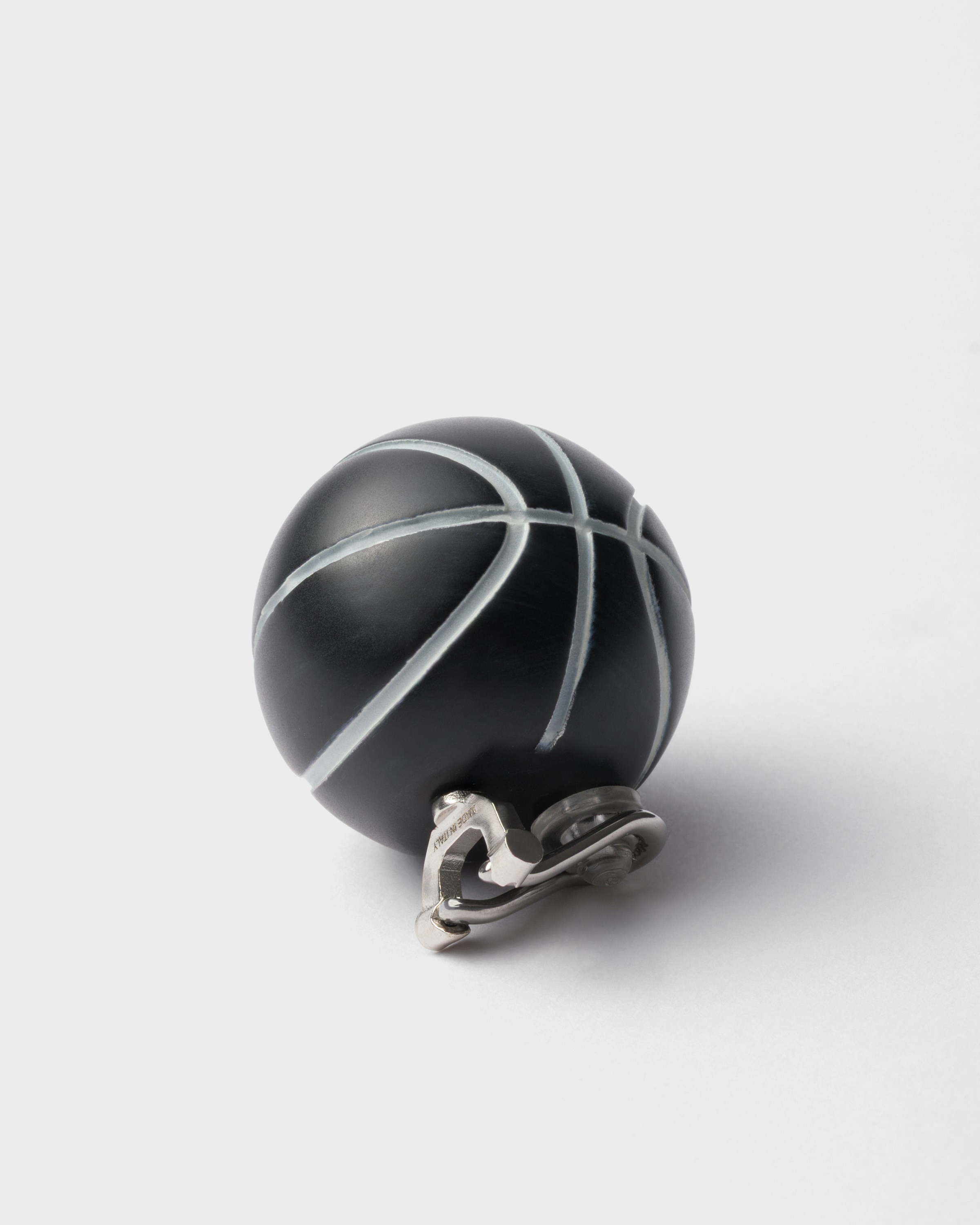 Metal basketball earrings - 3