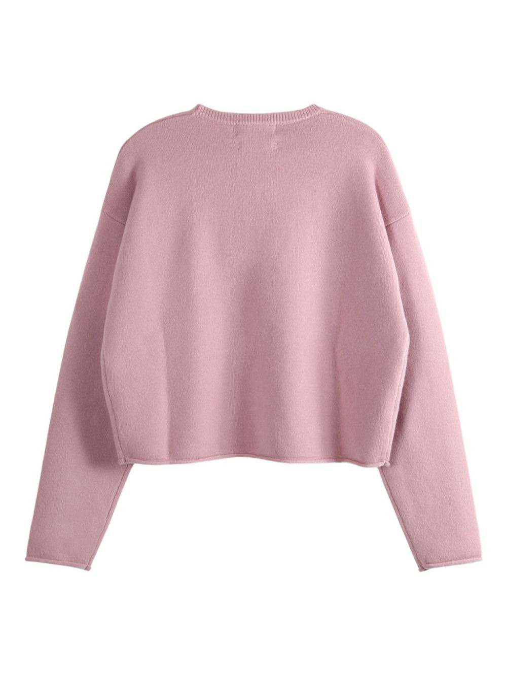 round-neck cashmere sweater - 5