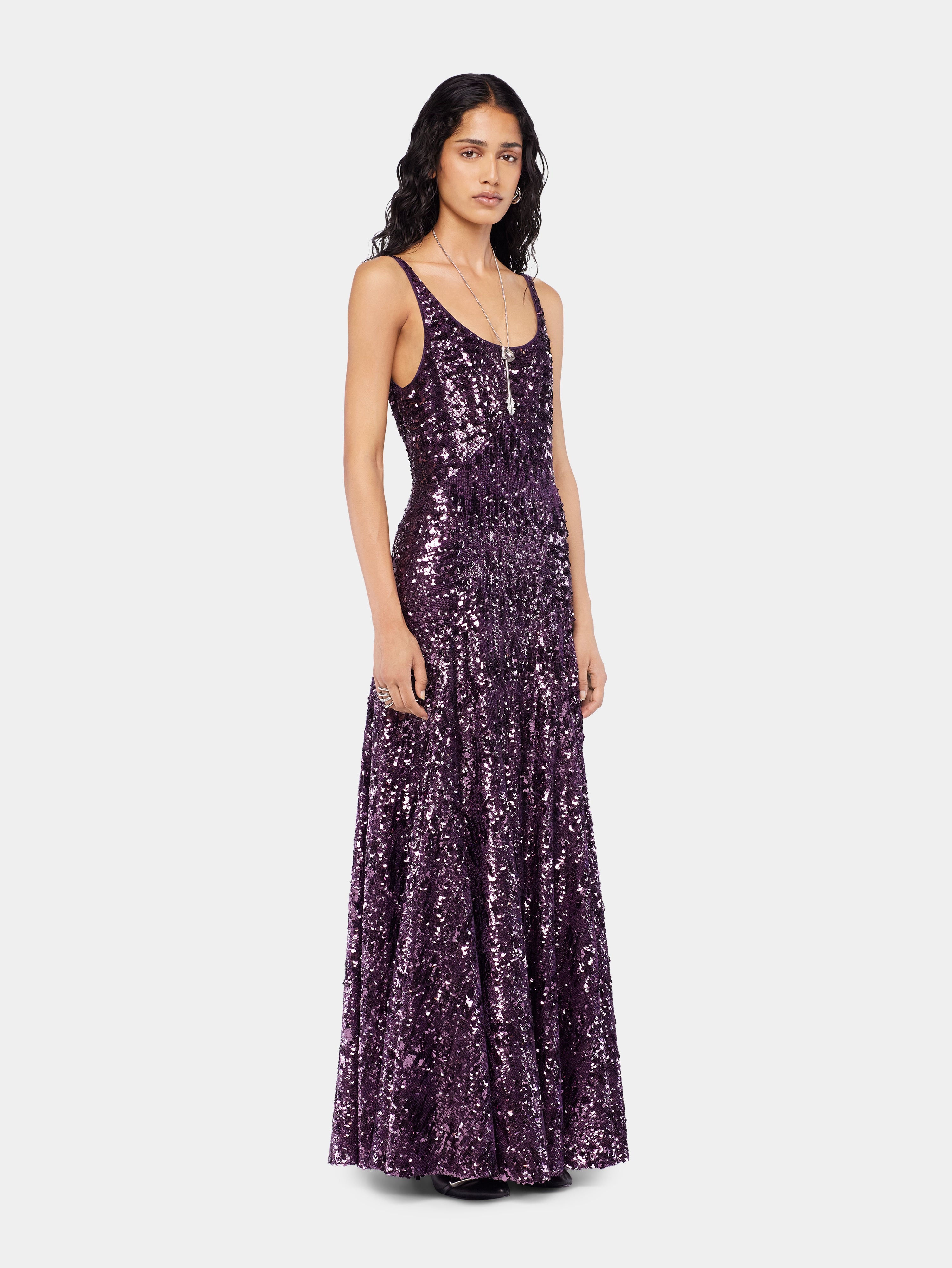 GOWN SEQUIN DRESS - 3