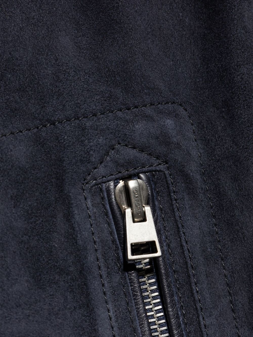 zip-front padded bomber jacket - 5