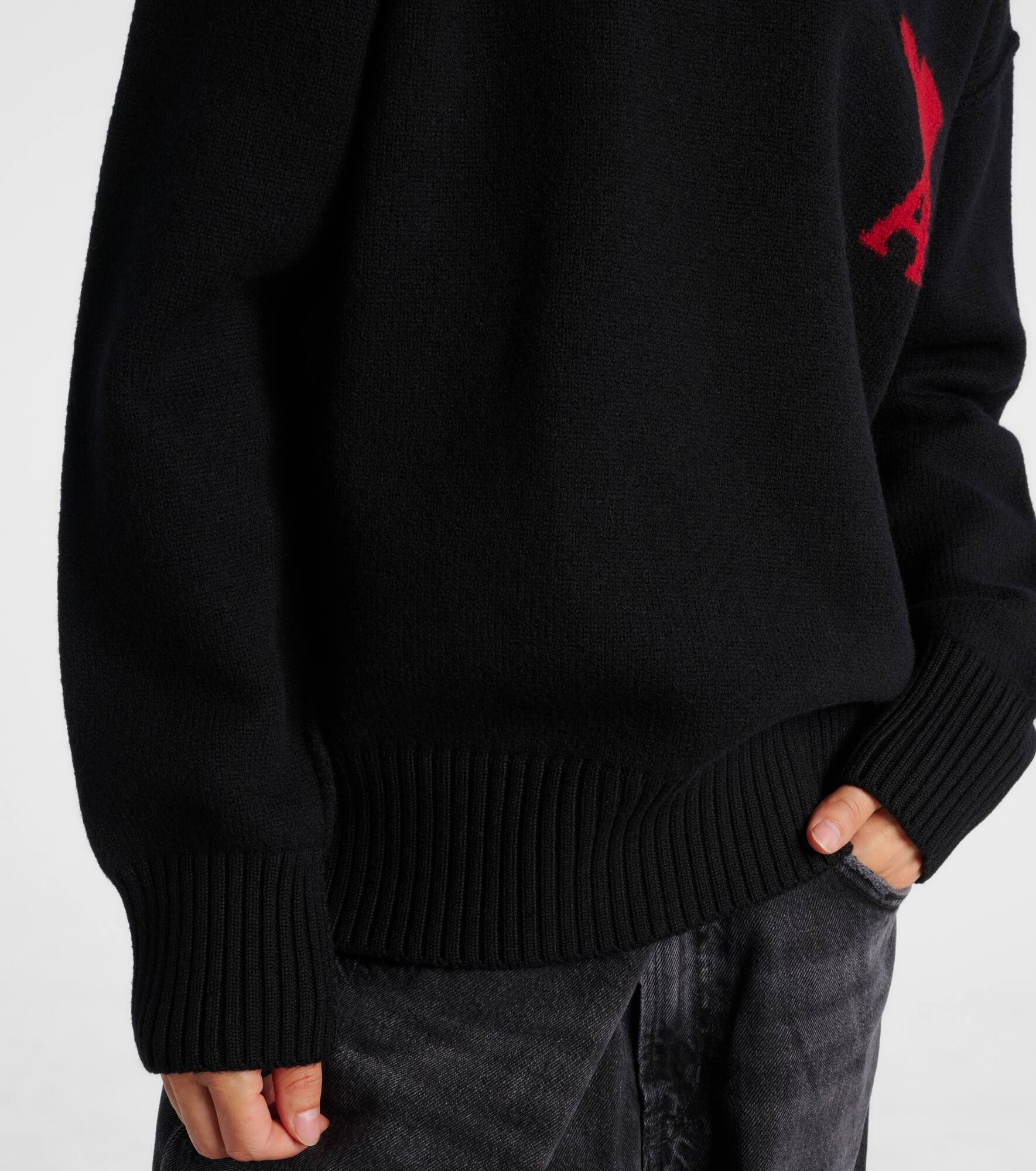 Ami de Cœur virgin wool turtleneck sweater - 5