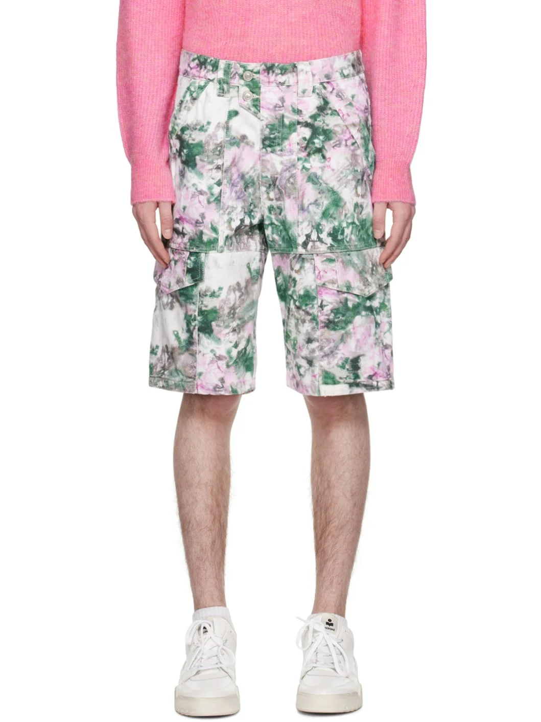 Multicolor Jemuel Denim Shorts - 1