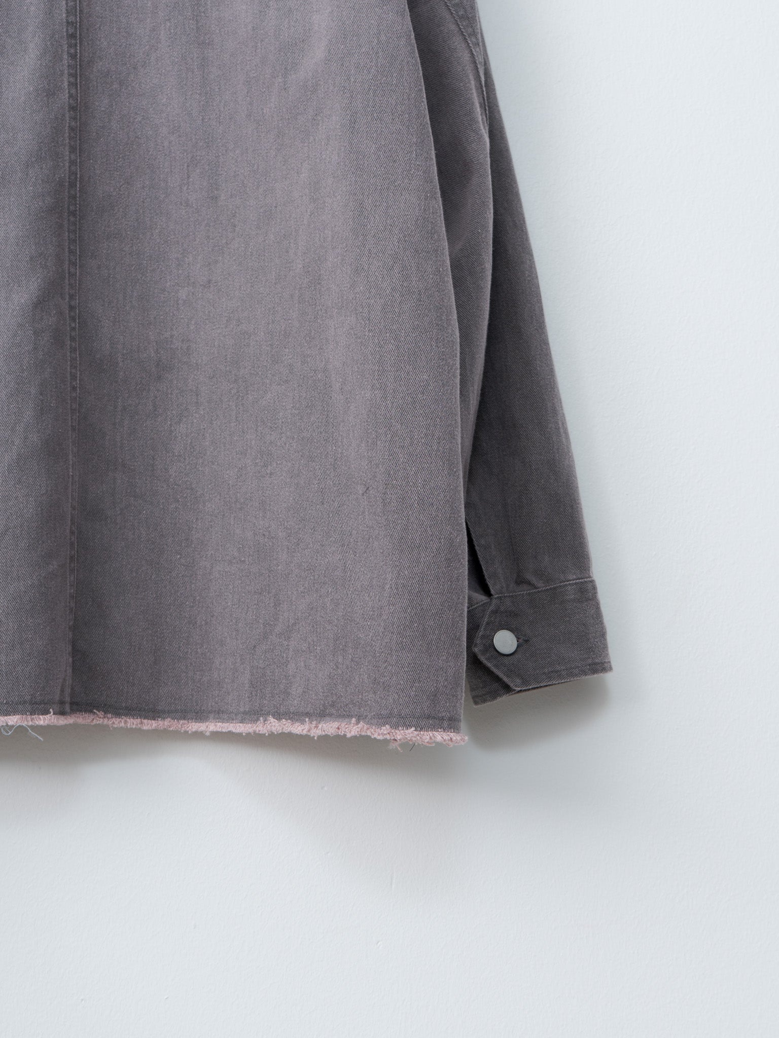 Cotton Cut-Off Coverall Jacket - Dusty Pink - 11