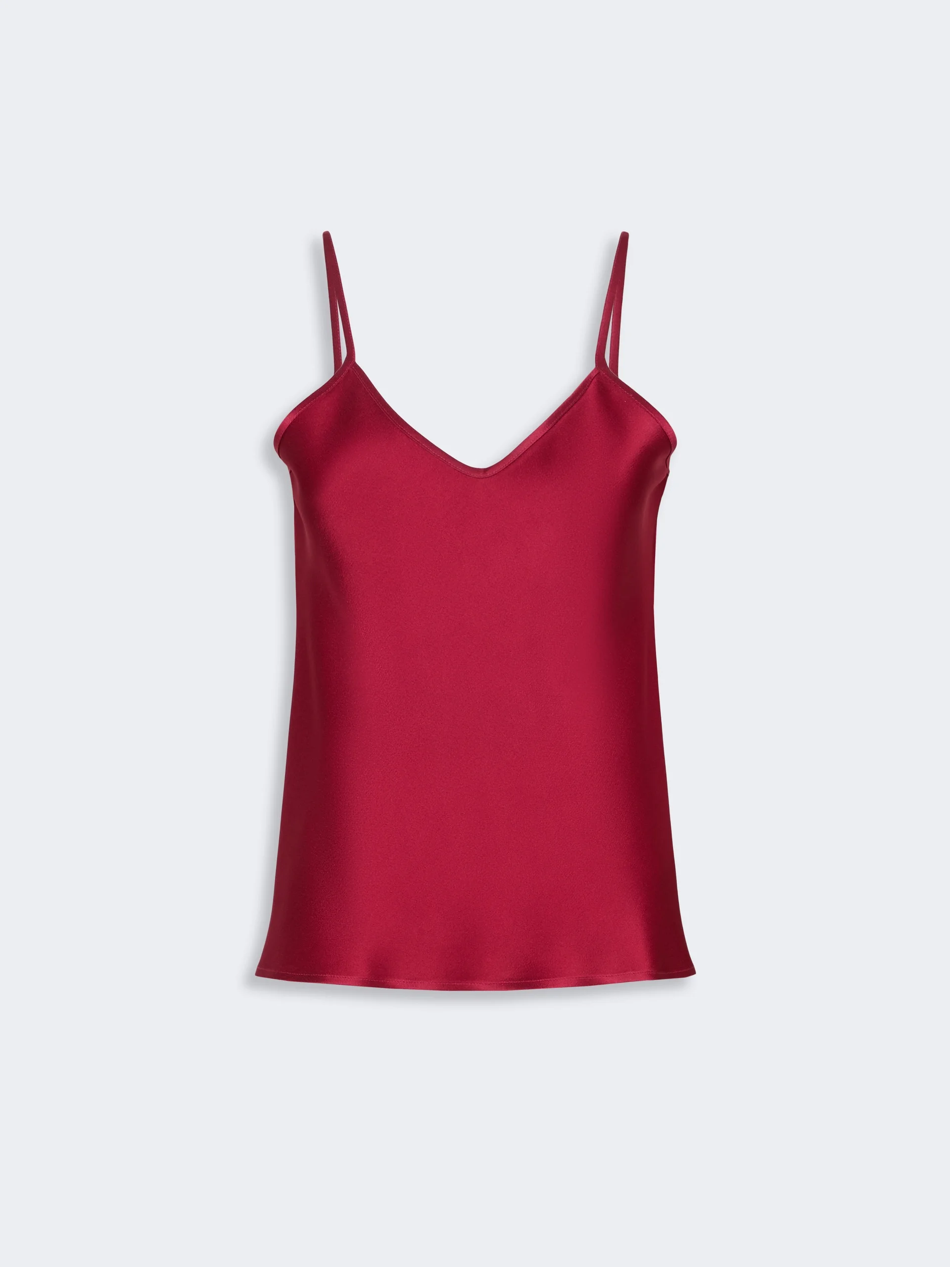 COMMA Envers satin camisole top - RUBY - 1