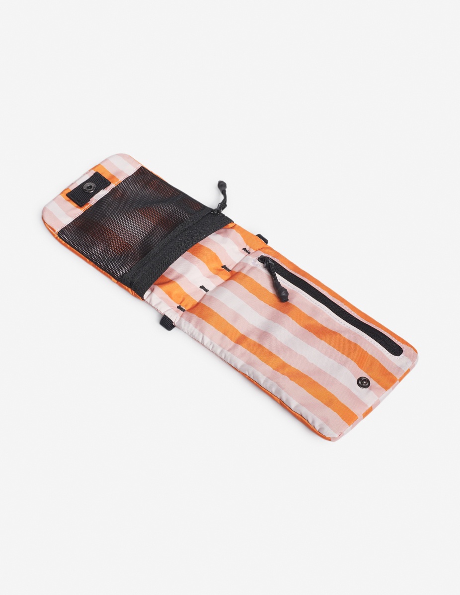 MAISON KITSUNE X TOPOLOGIE STRIPED PHONE POUCH - 5