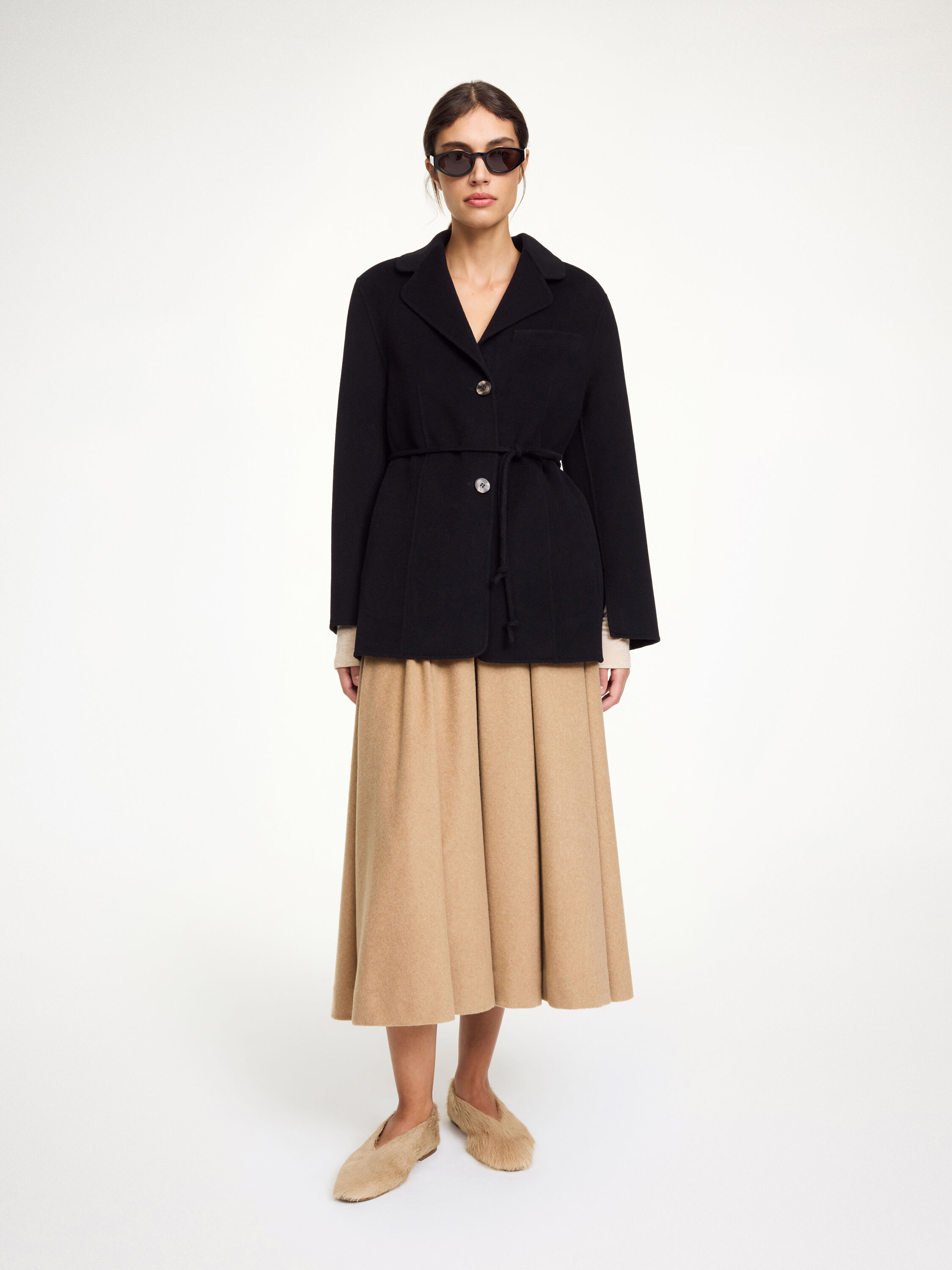 Hellen single-breasted wool blazer - 1