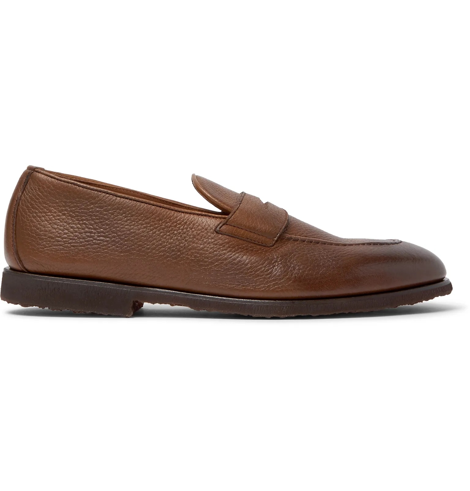 Full-Grain Leather Penny Loafers - 1