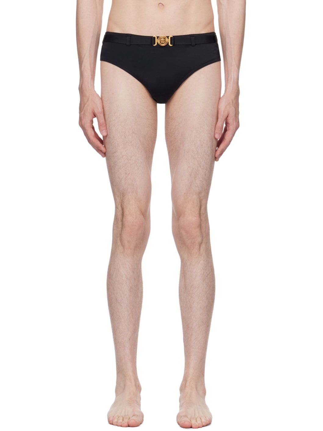 Black Medusa Biggie Swim Briefs - 1