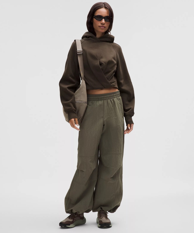 lululemon Scuba Cropped Wrap Pullover Hoodie outlook