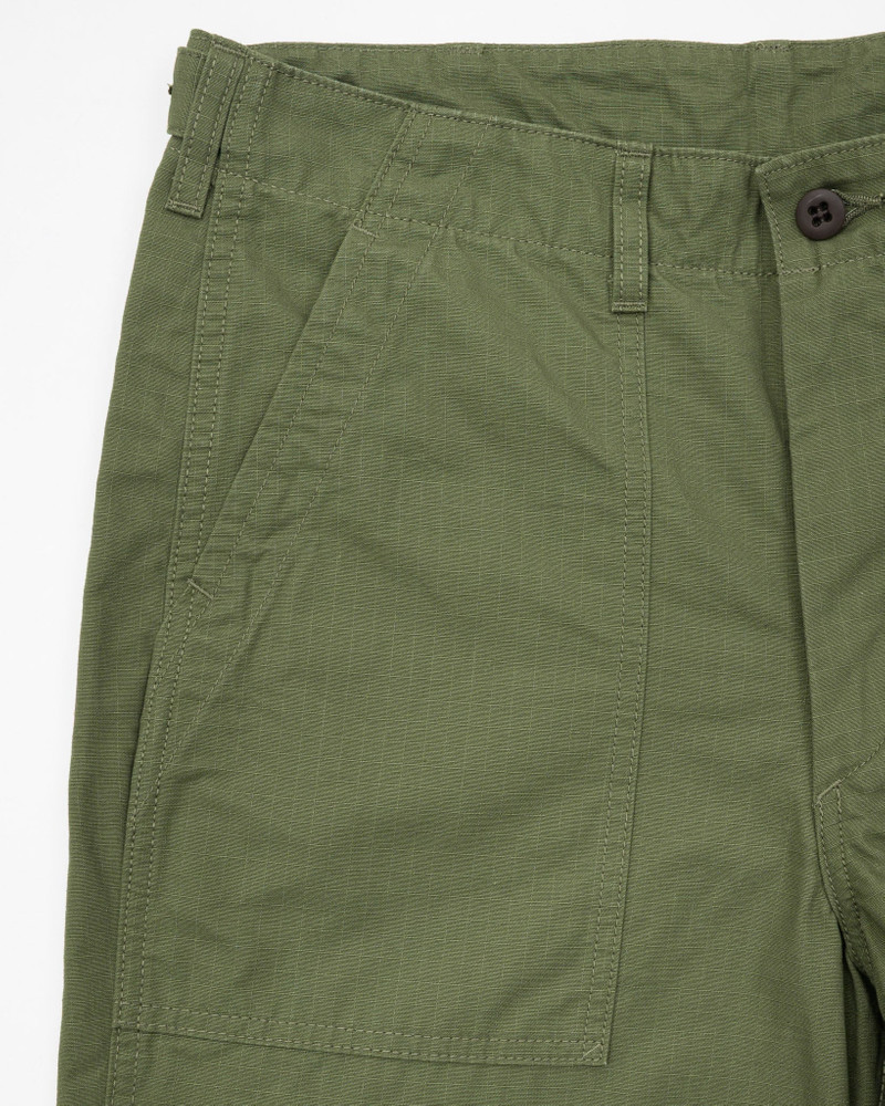 IH-747-GRN 8OZ RIPSTOP BAKER PANTS - ARMY GREEN 8