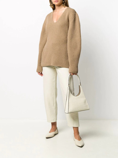 Jil Sander chunky ribbed wool jumper outlook