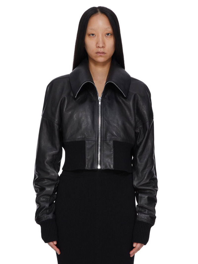 Concordians Dracucollar Cropped Bomber Jacket 1