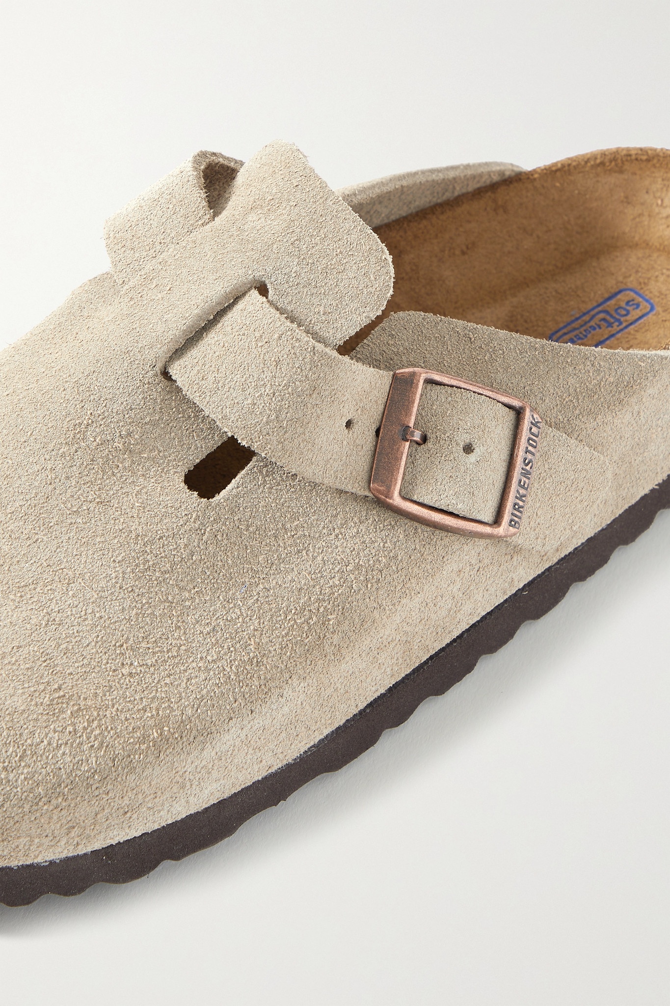 Boston suede clogs - 4