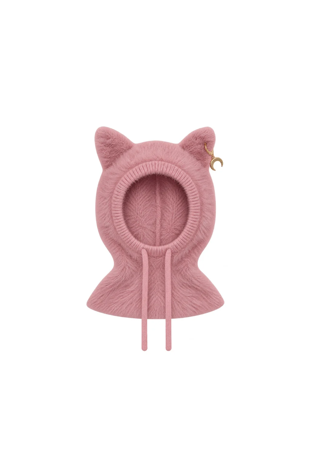 FLUFFY JACQUARD KNIT BALACLAVA - 1
