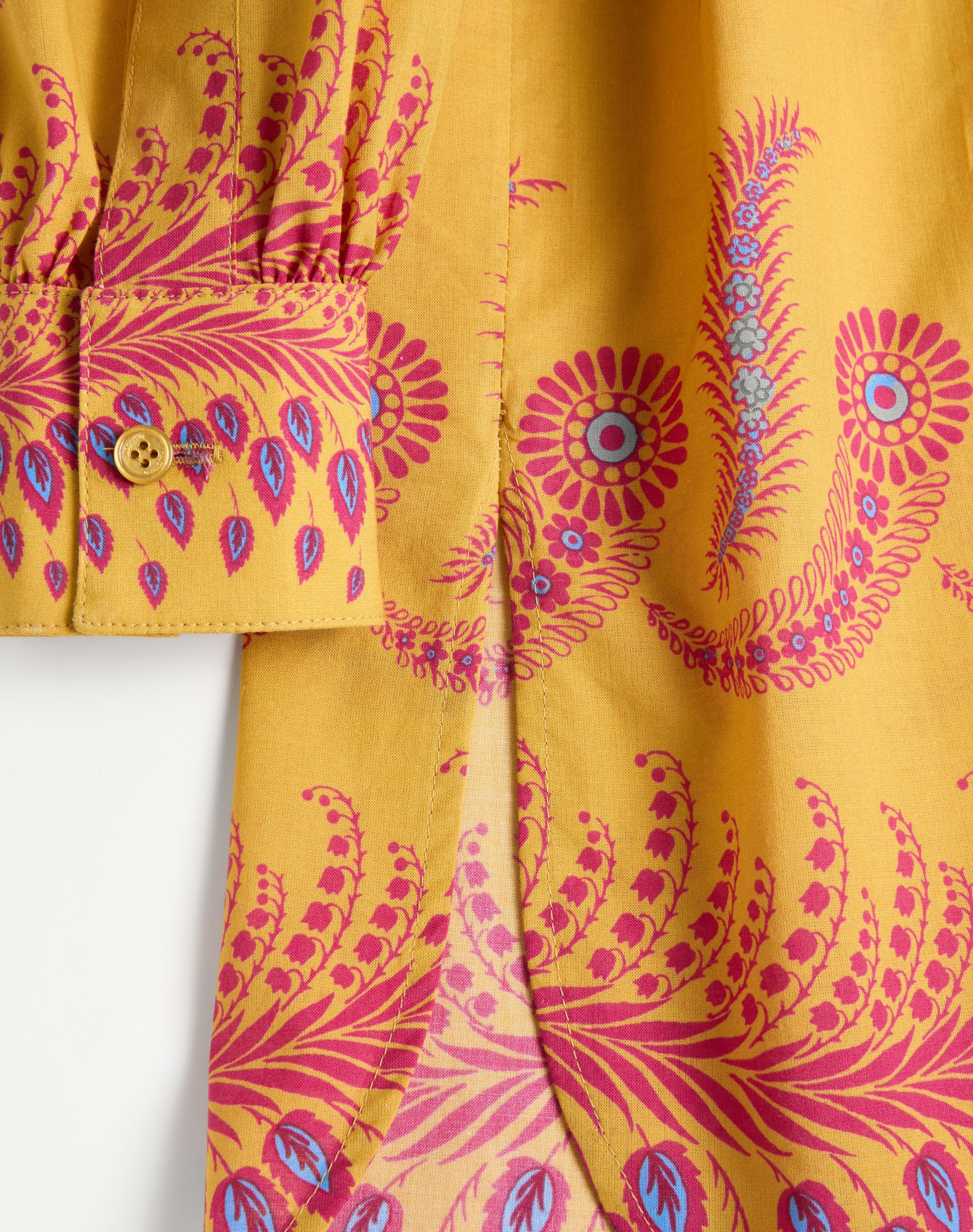 SHORT DRESS IN VOYAGE IMAGINAIRE MUSLIN - 7