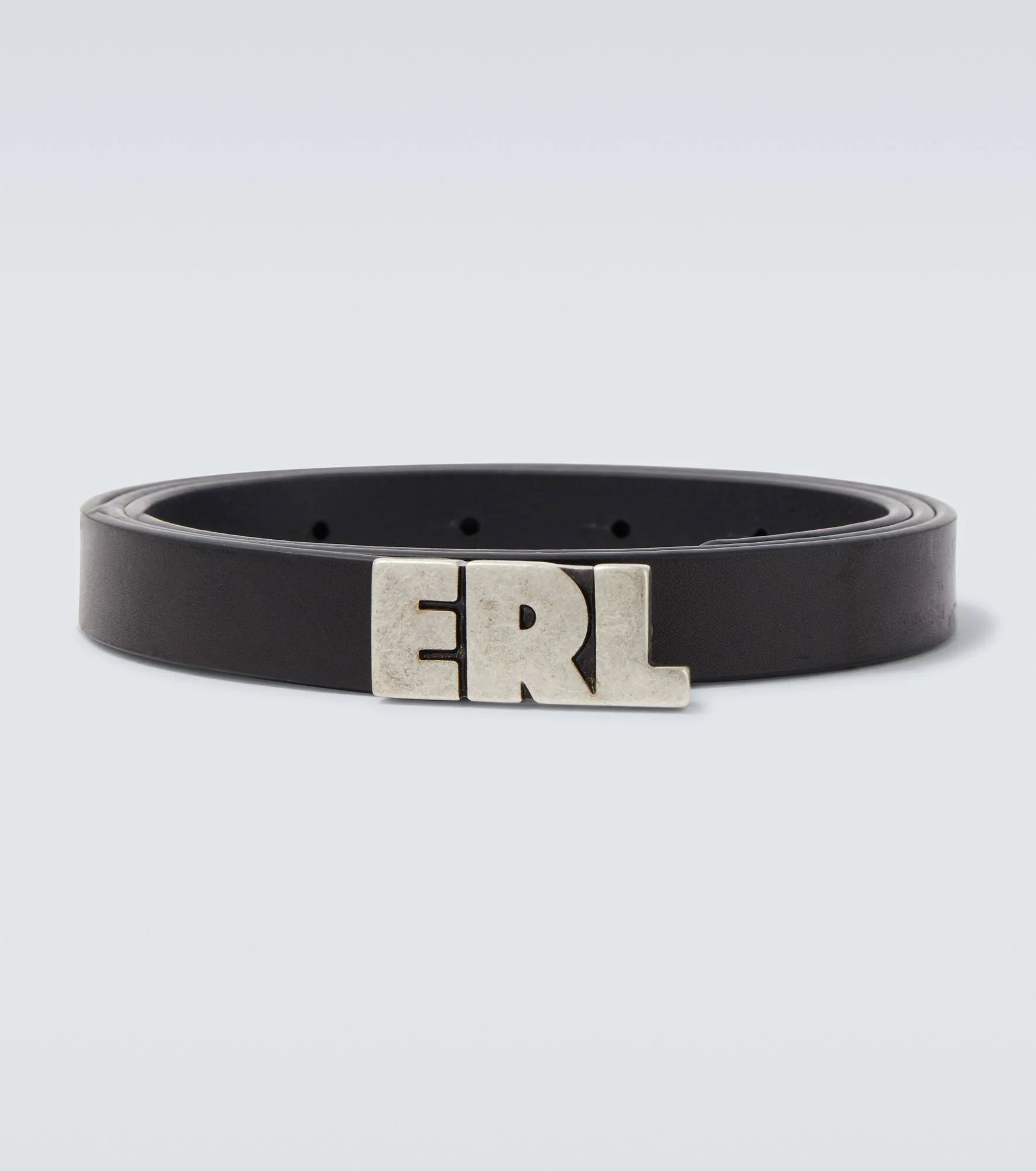 Logo leather belt - 1
