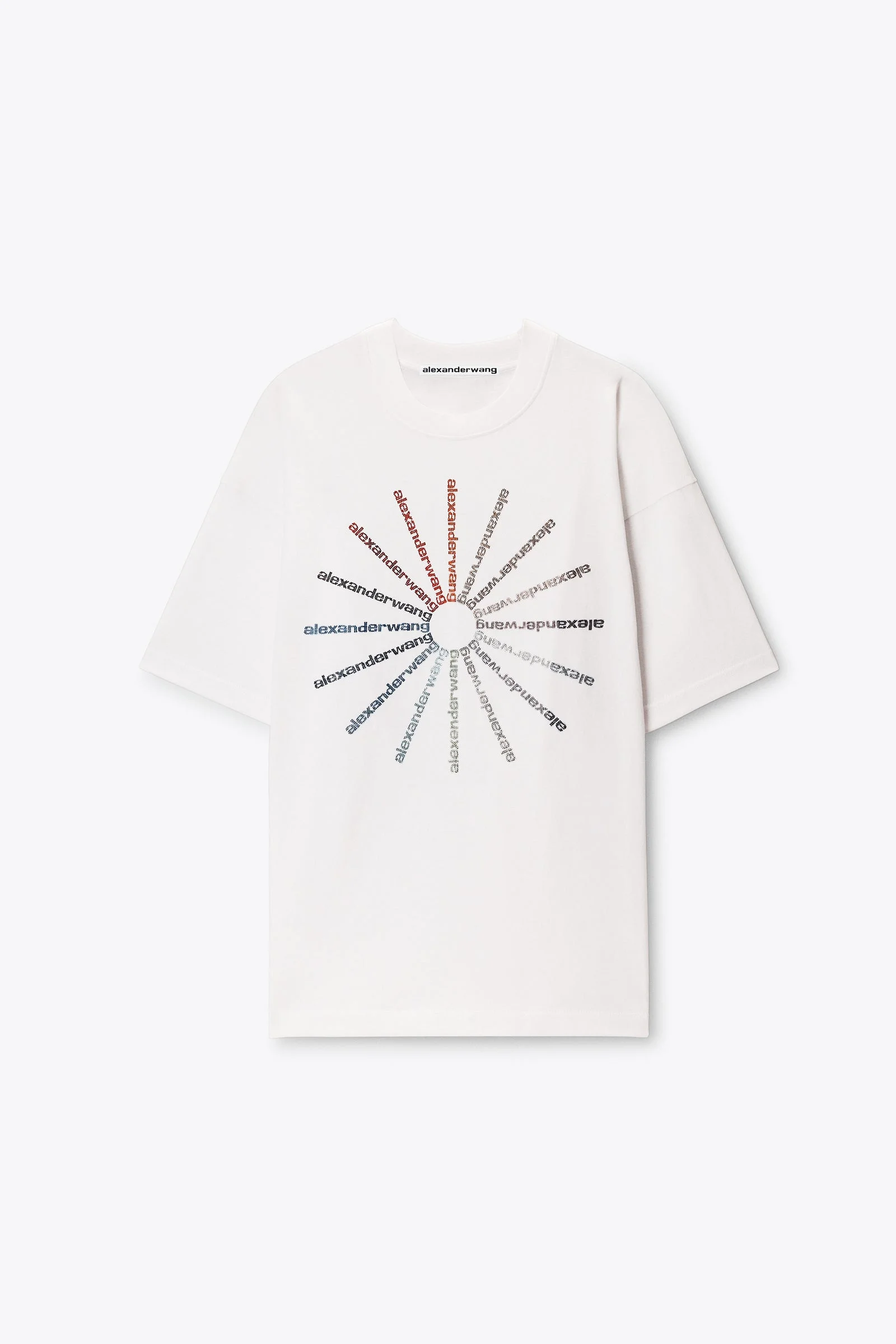 crystal hotfix pinwheel tee - 1