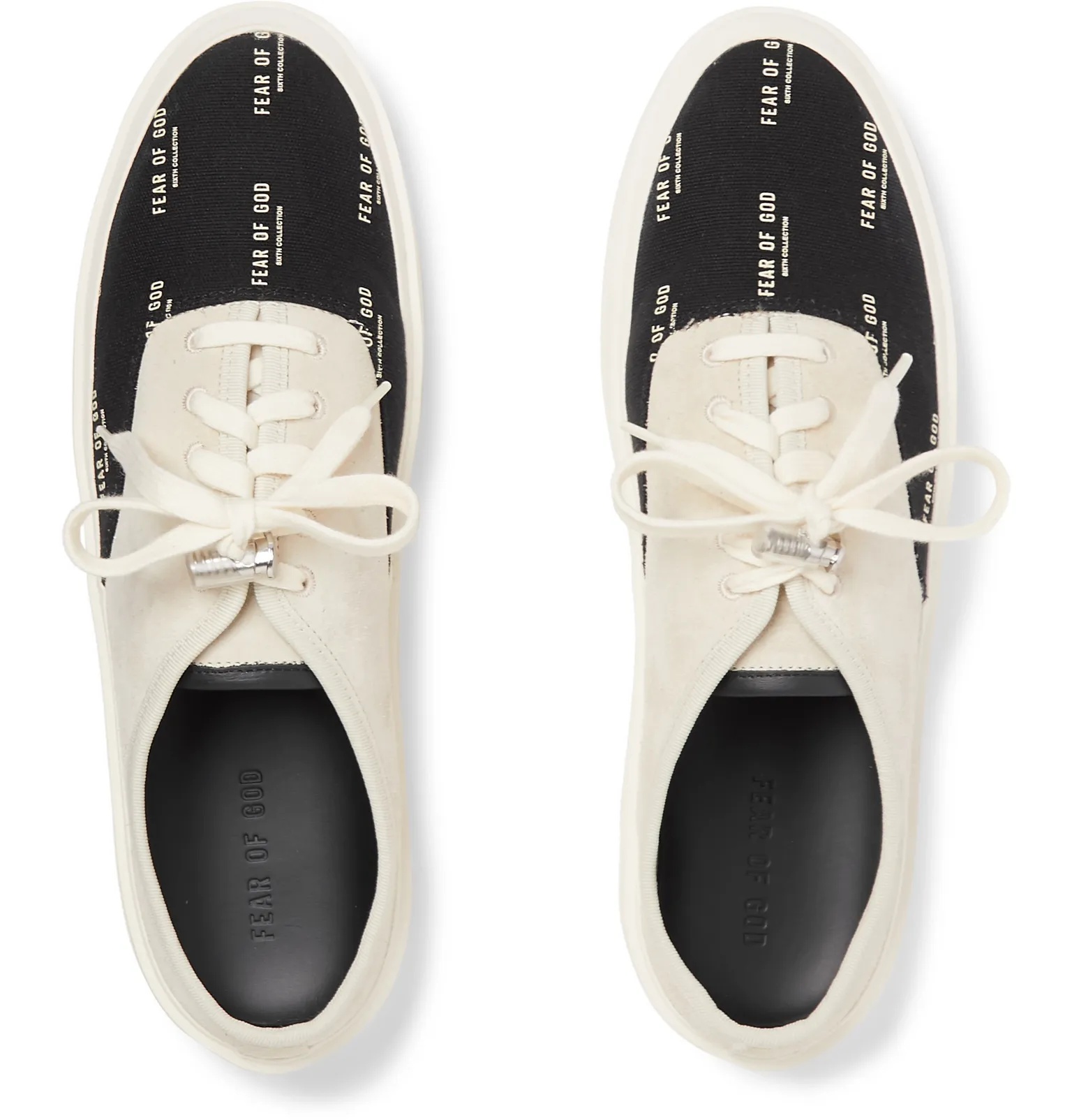 101 Suede and Logo-Print Canvas Backless Sneakers - 8