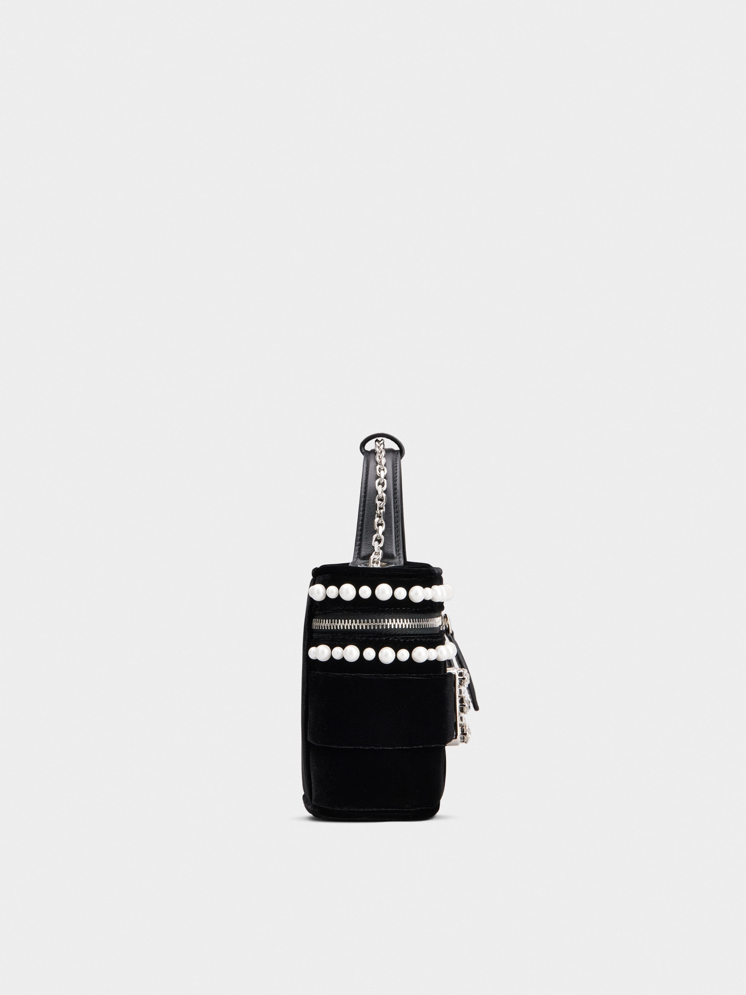 Vanity Très Vivier Micro Bag in velvet - 3