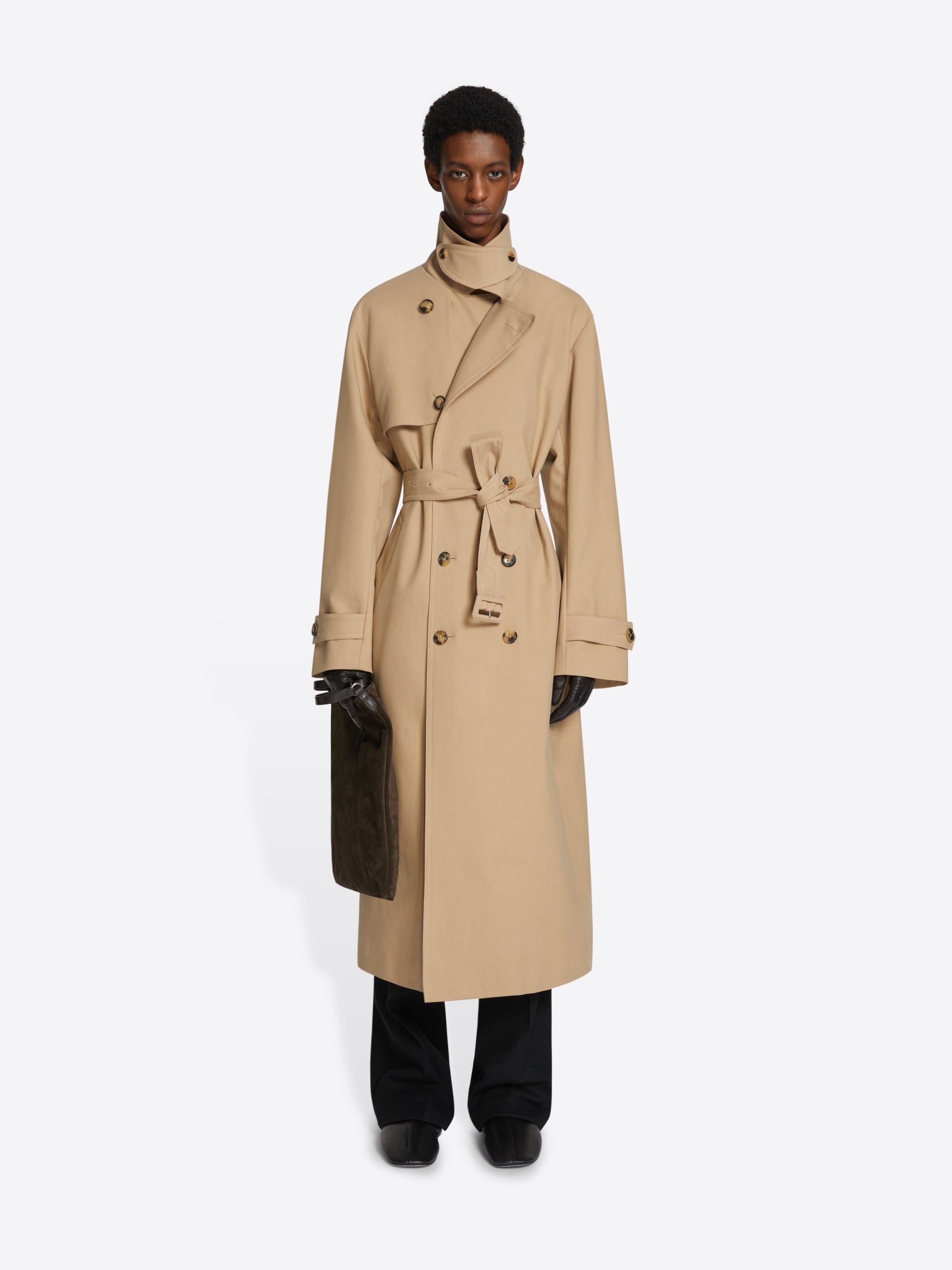 COTTON TRENCH COAT - 2