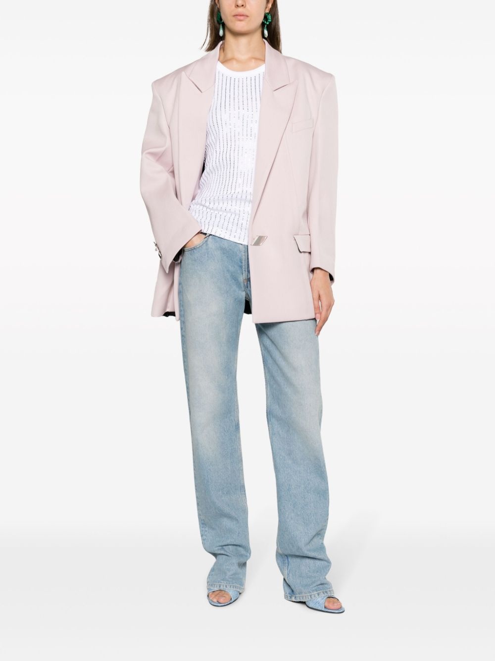 single-breasted blazer - 2